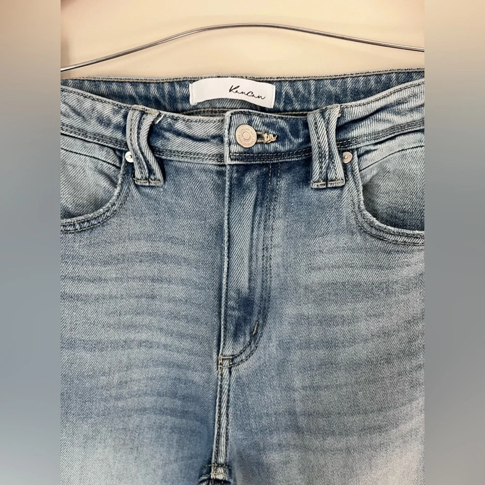 KanCan medium wash Blue wide leg Jeans - Picture 5 of 8